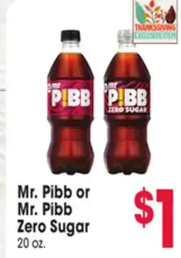 Jewel-Osco Mr. Pibb or Mr. Pibb Zero Sugar offer