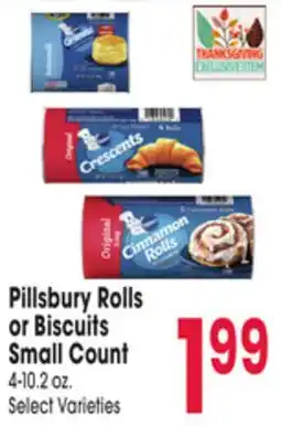 Jewel-Osco Pillsbury Rolls or Biscuits Small Count offer