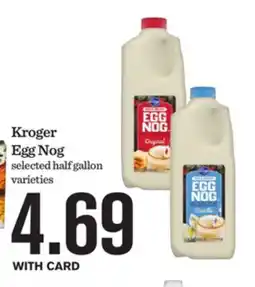 Mariano's Kroger Egg Nog offer