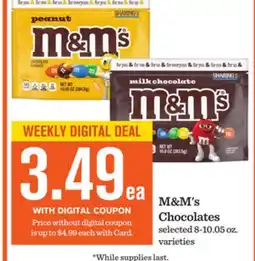 Mariano's M&M's Chocolates offer