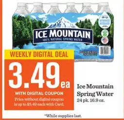 Mariano's Ice Mountain Spring Water offer