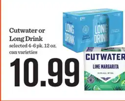 Mariano's Cutwater or Long Drink offer