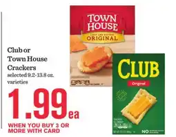 Mariano's Club or Town House Crackers offer