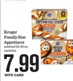 Mariano's Kroger Family Size Appetizers offer