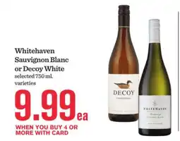Mariano's Whitehaven Sauvignon Blanc or Decoy White offer