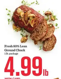 Mariano's Fresh 80% Lean Ground Chuck offer