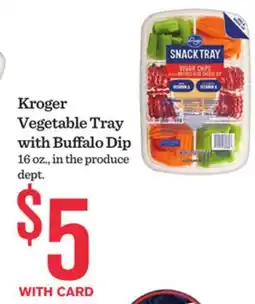 Mariano's Kroger Vegetable Tray with Buffalo Dip offer