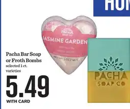 Mariano's Pacha Bar Soap or Froth Bombs offer