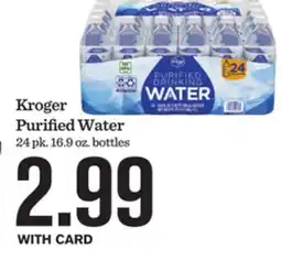 Mariano's Kroger Purified Water offer