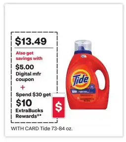 CVS Tide 73-84 oz offer