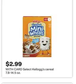 CVS Select Kellogg's cereal offer