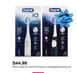 CVS ALL Oral-B iO Series 2 rechargeable toothbrush offer