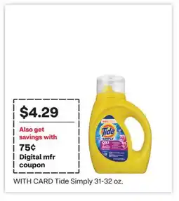 CVS Tide Simply offer