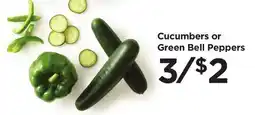 Food 4 Less Cucumbers or Green Bell Peppers offer