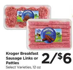 Food 4 Less Kroger Breakfast Sausage Links or Patties offer