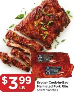 Food 4 Less Kroger Cook-in-Bag Marinated Pork Ribs offer