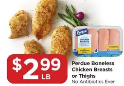 Food 4 Less Perdue Boneless Chicken Breasts or Thighs offer
