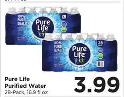 Food 4 Less Pure Life Purified Water offer