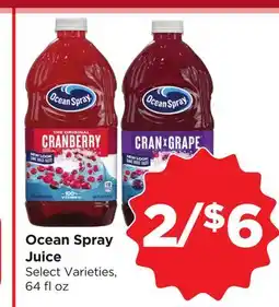 Food 4 Less Ocean Spray Juice offer