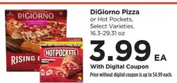 Food 4 Less DiGiorno Pizza or Hot Pockets offer