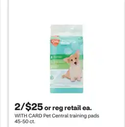 CVS Pet Central training pads offer