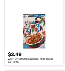 CVS Select General Mills cereal 8.9-12 oz offer