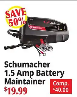 Ocean State Job Lot Schumacher 1.5 Amp Battery Maintainer offer