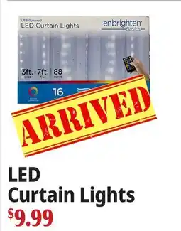 Ocean State Job Lot LED Curtain Lights offer