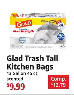 Ocean State Job Lot Glad Trash Tall Kitchen Bags offer