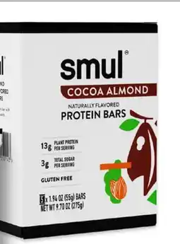 Ocean State Job Lot Smul Premium Protein Bars from South Africa offer