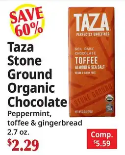 Ocean State Job Lot Taza Stone Ground Organic Chocolate offer