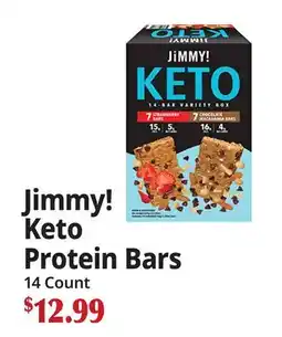 Ocean State Job Lot Jimmy! Keto Protein Bars offer