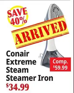Ocean State Job Lot Conair Extreme Steam Steamer Iron offer