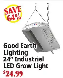 Ocean State Job Lot Good Earth Lighting 24 Industrial LED Grow Light offer