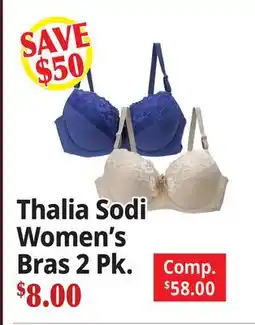 Ocean State Job Lot Thalia Sodi Women's Bras 2 Pk offer