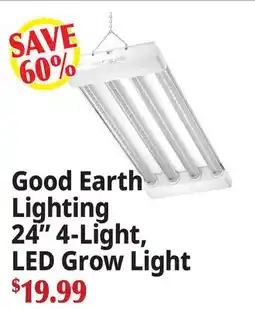 Ocean State Job Lot Good Earth Lighting 24 4-Light, LED Grow Light offer
