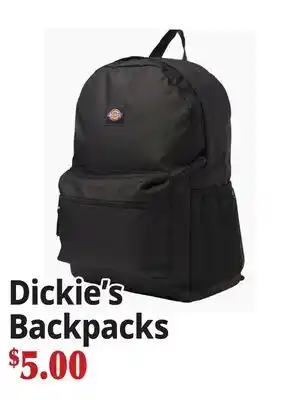 Ocean State Job Lot Dickie's Backpacks offer