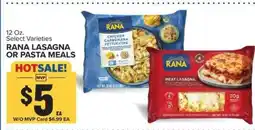 Food Lion Rana Lasagna or Pasta Meals offer