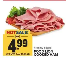 Food Lion FOOD LION COOKED HAM offer