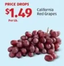 Aldi California Red Grapes offer