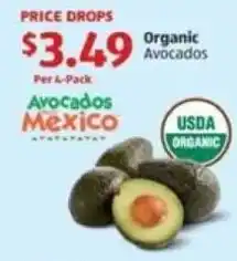 Aldi Organic Avocados offer