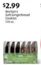 Aldi Benton's Soft Gingerbread Cookies offer