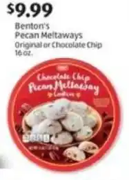 Aldi Benton's Pecan Meltaways Original or Chocolate Chip offer