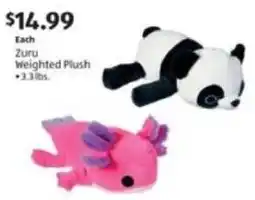 Aldi Zuru Weighted Plush offer