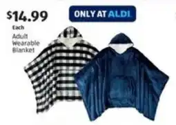 Aldi Adult Wearable Blanket offer