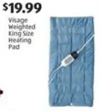 Aldi Visage Weighted King Size Heating Pad offer