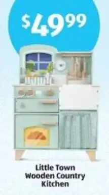 Aldi Little Town Wooden Country Kitchen offer