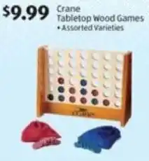 Aldi Crane Tabletop Wood Games offer