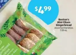 Aldi Benton's Mini Elisen Gingerbread offer