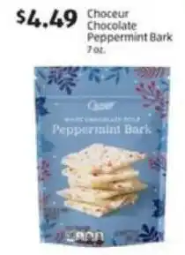 Aldi Choceur Chocolate Peppermint Bark offer